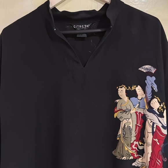 Citron Pullover Silk Blouse - Picture 7 of 8